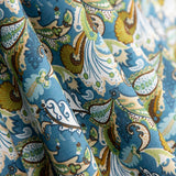 Popeline Algodão Caxemira Verde Oliva - Ribes y Casals