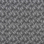 Popeline Algodão Flores Pretas - Ribes y Casals