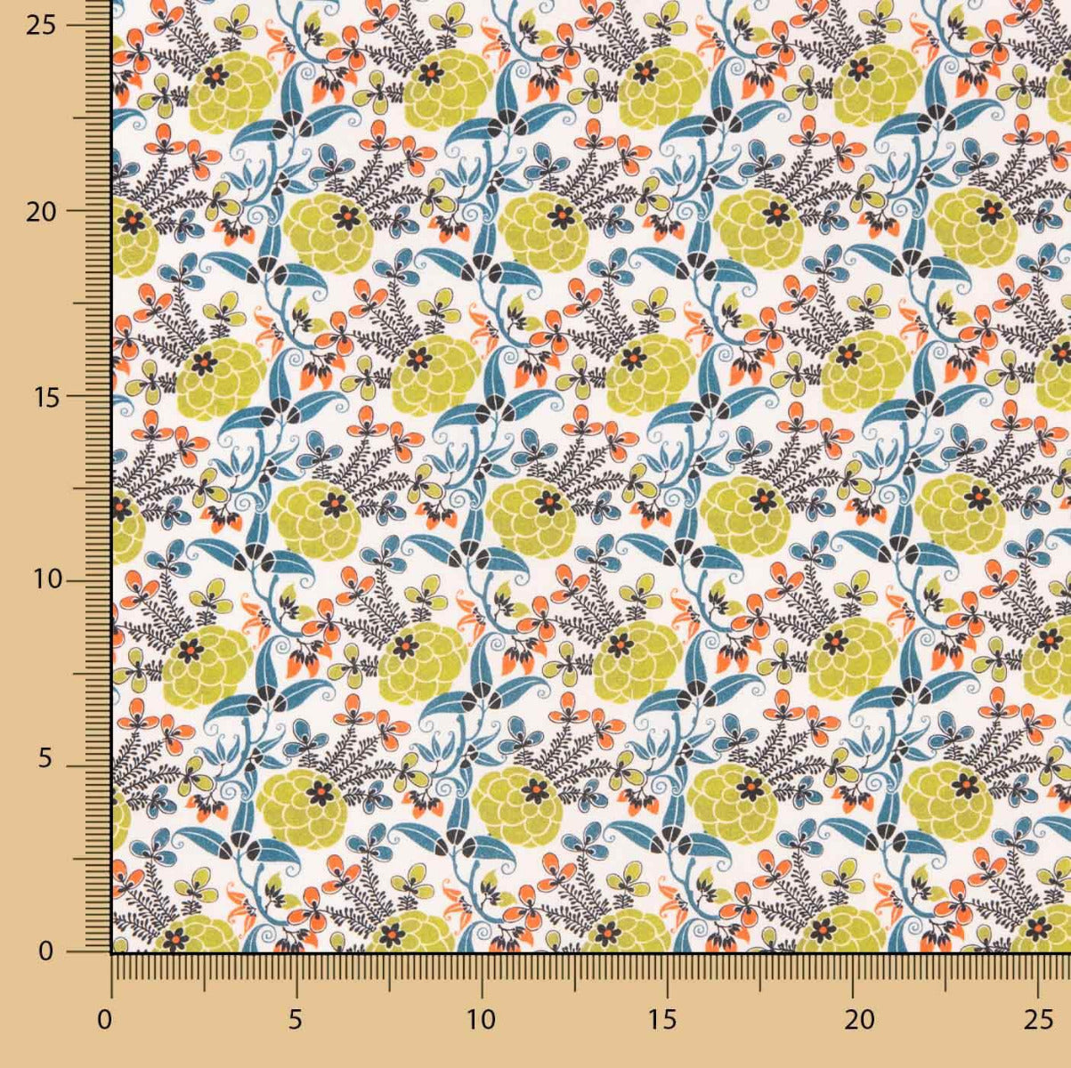 Popeline Algodão Supima Print 13 - Ribes y Casals