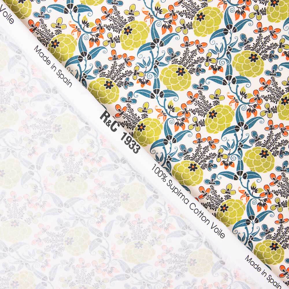 Popeline Algodão Supima Print 13 - Ribes y Casals