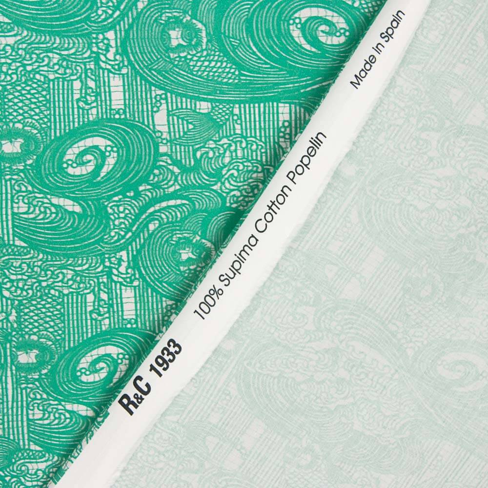 Popeline Algodão Supima Print 16 - Ribes y Casals