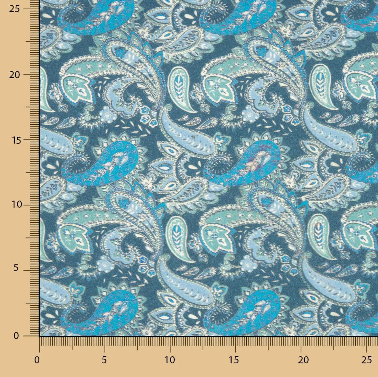 Popeline Algodão Supima Print 17 - Ribes y Casals