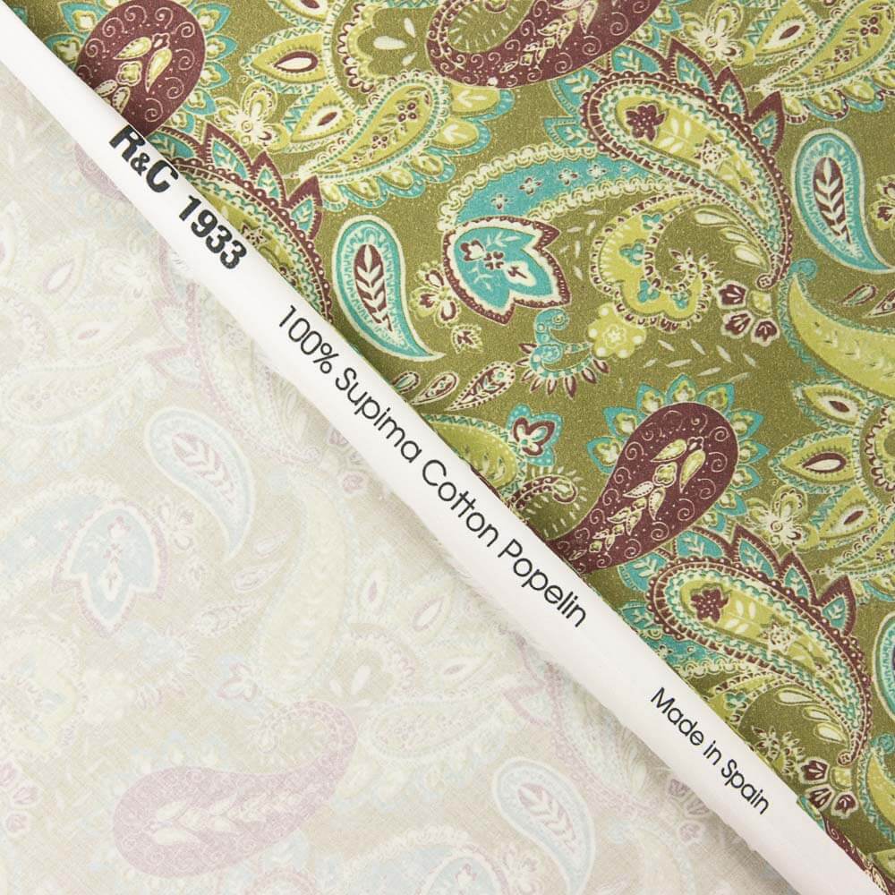 Popeline Algodão Supima Print 18 - Ribes y Casals