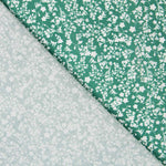 Algodão Antibacteriano Flores Verde - Ribes y Casals