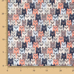 Retal Algodón Antibacteriano Gatos 45x140 cm - Ribes y Casals