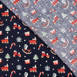 Algodão Balancé Natal Marinho - Ribes y Casals