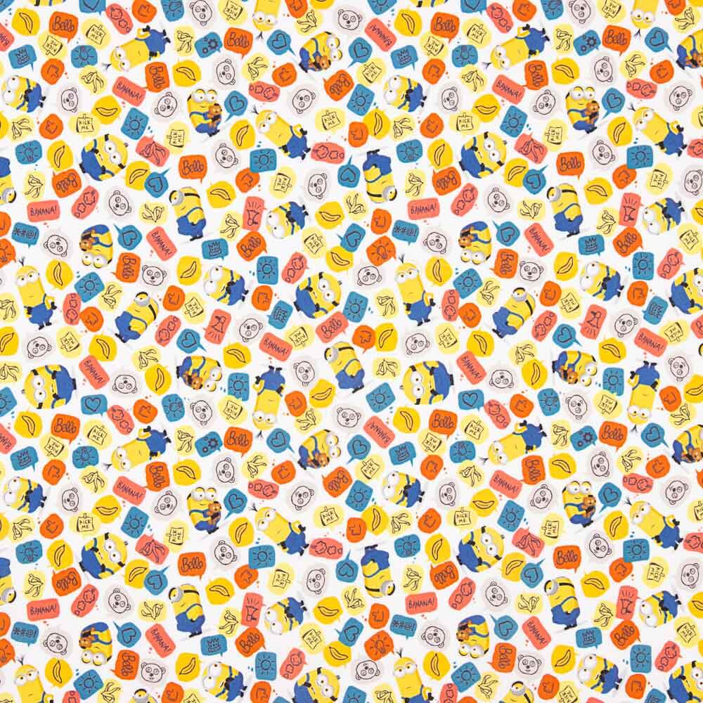 Algodão Minions Banana - Ribes y Casals