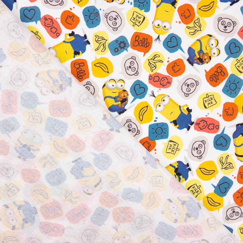 Algodão Minions Banana - Ribes y Casals