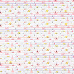 Algodão SpongeBob Listras Rosa - Ribes y Casals