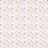 Algodão SpongeBob Listras Rosa - Ribes y Casals