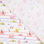 Algodão SpongeBob Listras Rosa - Ribes y Casals