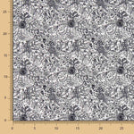 Algodão Bosque Mágico Preto - Ribes y Casals