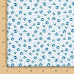 Algodão Bouquê Azul Claro - Ribes y Casals