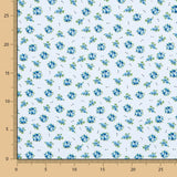 Algodão Bouquê Azul Claro - Ribes y Casals