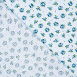 Algodão Bouquê Azul Claro - Ribes y Casals