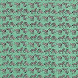 Algodão Zebras Verde - Ribes y Casals