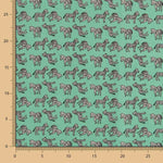 Algodão Zebras Verde - Ribes y Casals