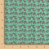 Algodão Zebras Verde - Ribes y Casals