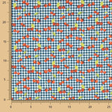 Patchwork Algodón Cereza Vichy Oscuro - Ribes y Casals