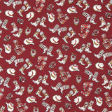 Algodão Cowboy Grena - Ribes y Casals