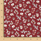 Algodão Cowboy Grena - Ribes y Casals