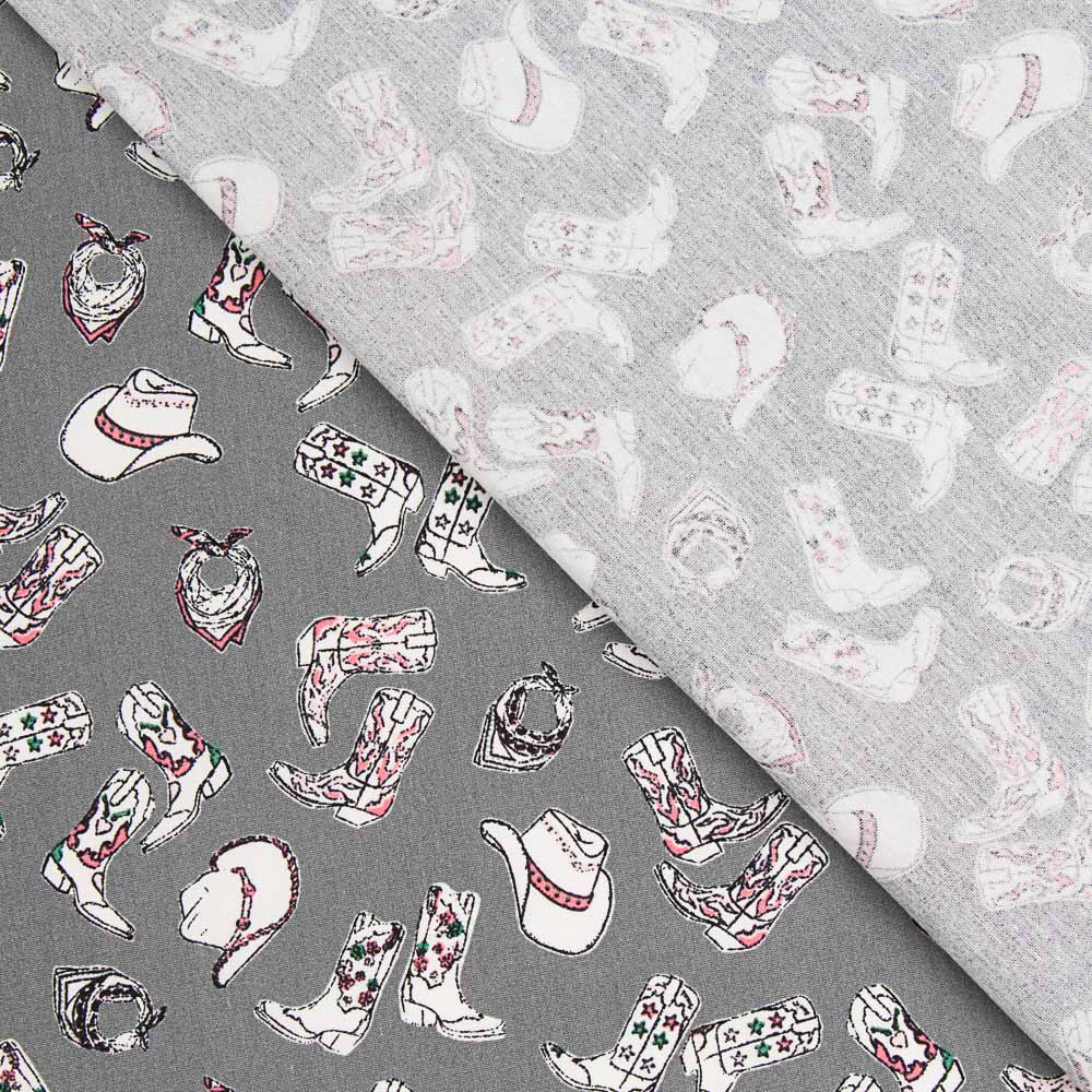 Algodão Cowboy Cinza - Ribes y Casals