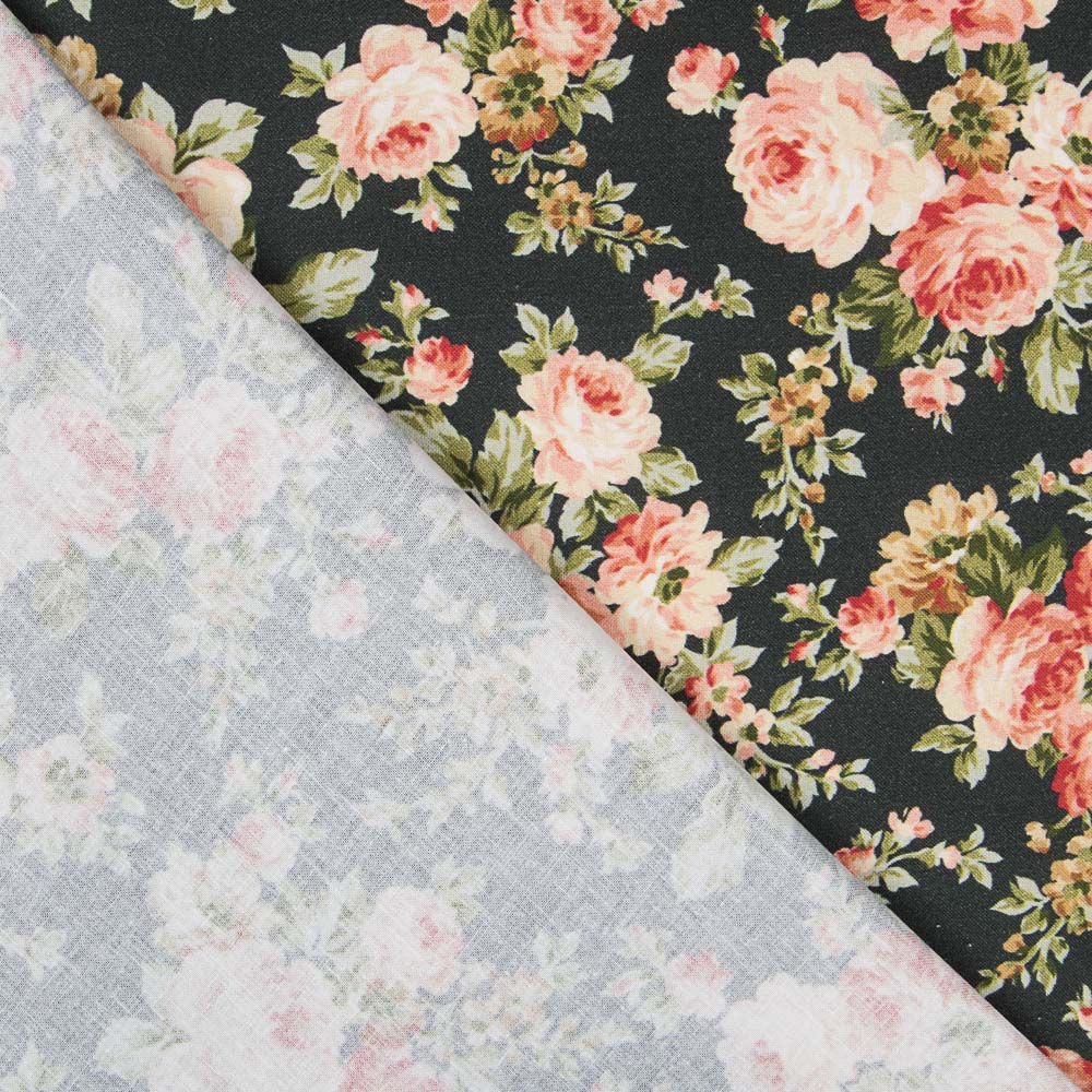 Algodão Cretonne Verde Garrafa - Ribes y Casals