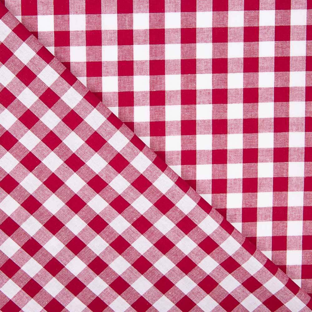 Algodão Xadrez Vichy Vermelho - Ribes y Casals