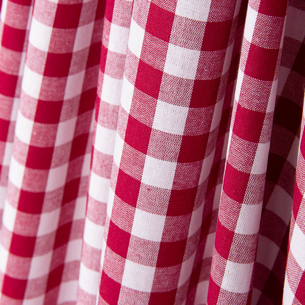 Algodão Xadrez Vichy Vermelho - Ribes y Casals