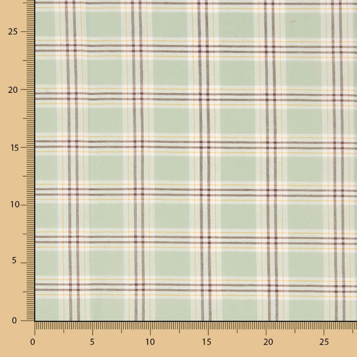 Algodão Rústico Multicolorido Verde Água - Ribes y Casals