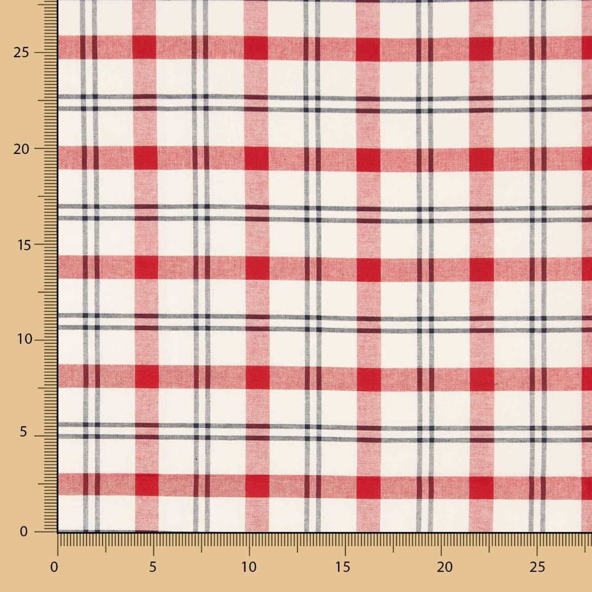 Algodão Rústico Bicolor Vermelho - Ribes y Casals