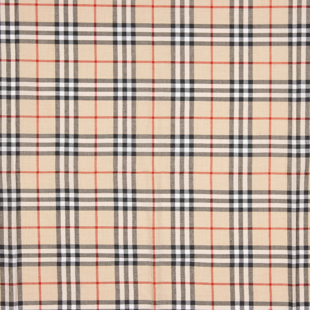 Voile Algodão  Maxi Xadrez  Bege - Ribes y Casals