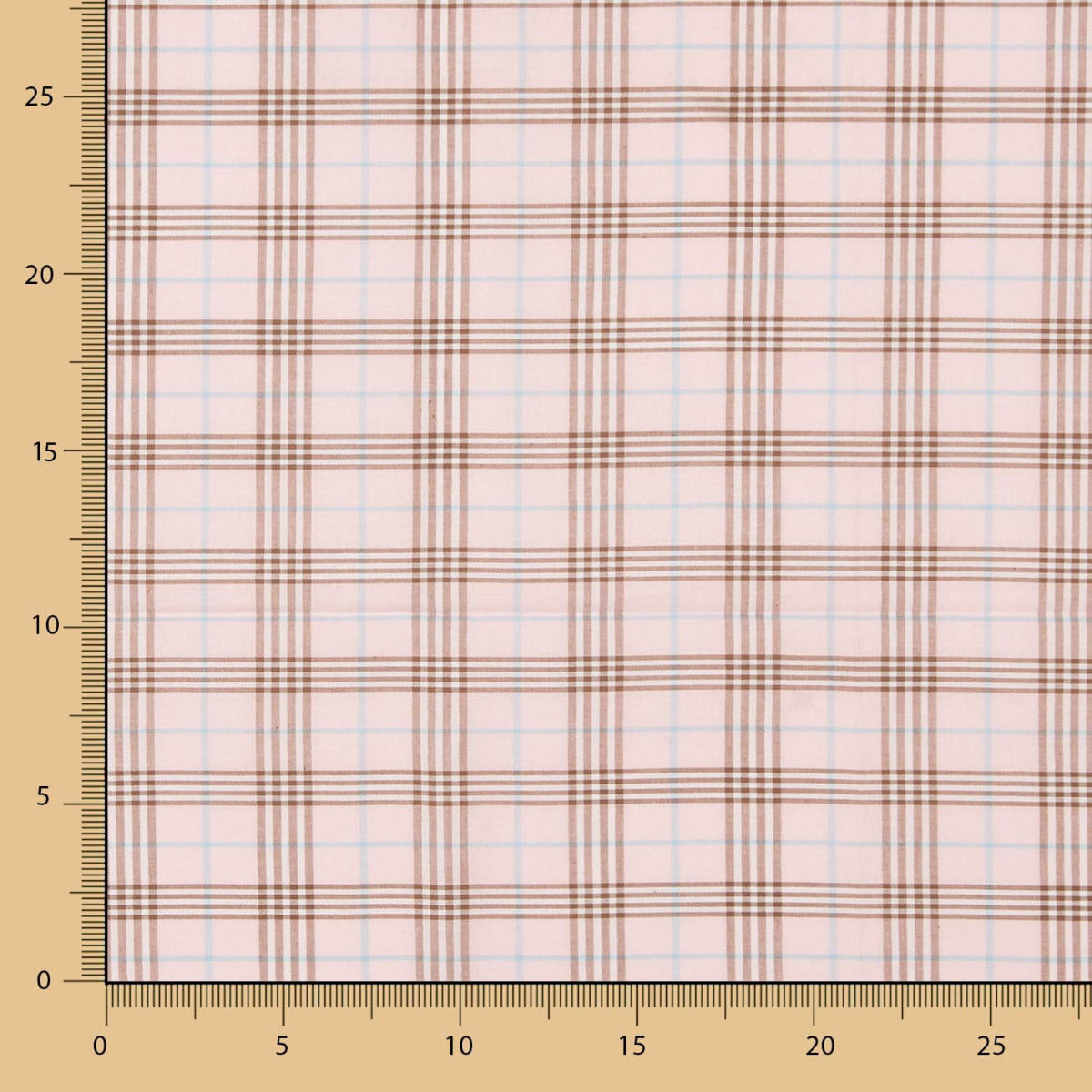 Algodão Xadrez Mini Rosa - Ribes y Casals