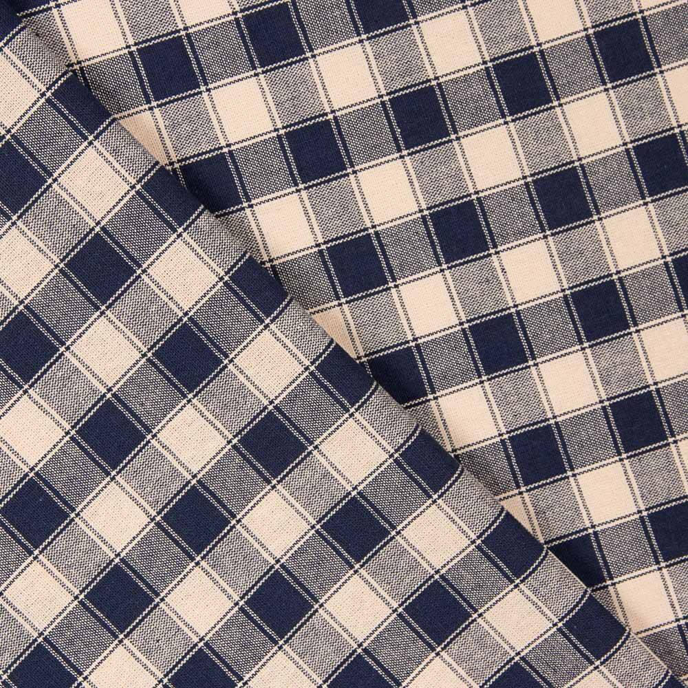 Algodão Rústico Xadrez Azul - Ribes y Casals