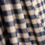 Algodão Rústico Xadrez Azul - Ribes y Casals