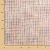 Algodão Seersucker Xadrez Mini Bege - Ribes y Casals