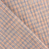 Algodão Seersucker Xadrez Mini Bege - Ribes y Casals