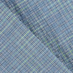 Algodão Seersucker Xadrez Mini Azul - Ribes y Casals