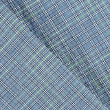 Algodão Seersucker Xadrez Mini Azul - Ribes y Casals