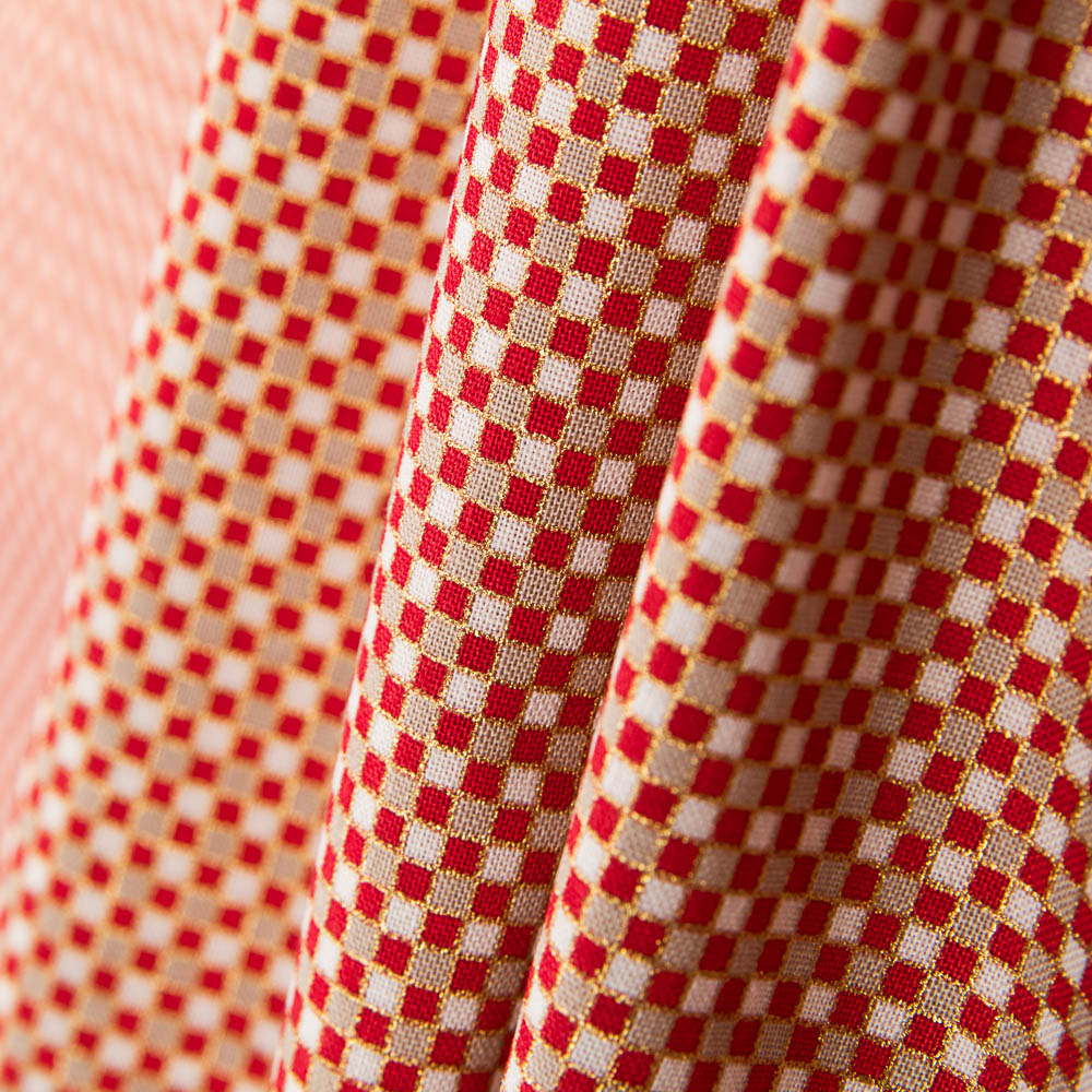 Algodão Quadros Dourados Natal - Ribes y Casals