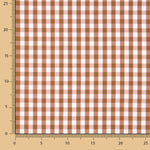 Popeline Algodão Quadrados Maxi Argila - Ribes y Casals
