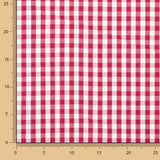 Popeline Algodão Quadrados Maxi Bordô - Ribes y Casals