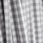 Popeline Algodão Quadrados Maxi Cinza - Ribes y Casals