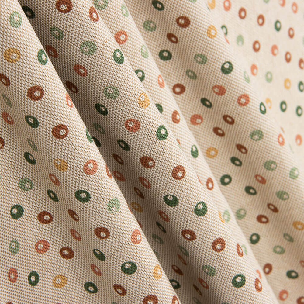 Algodão Estampado Círculos Multicor - Ribes y Casals