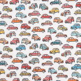 Retal Algodón Estampado Coches Vintage 150x160cm - Ribes y Casals
