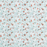 Algodão Estampado Verde-Água - Ribes y Casals