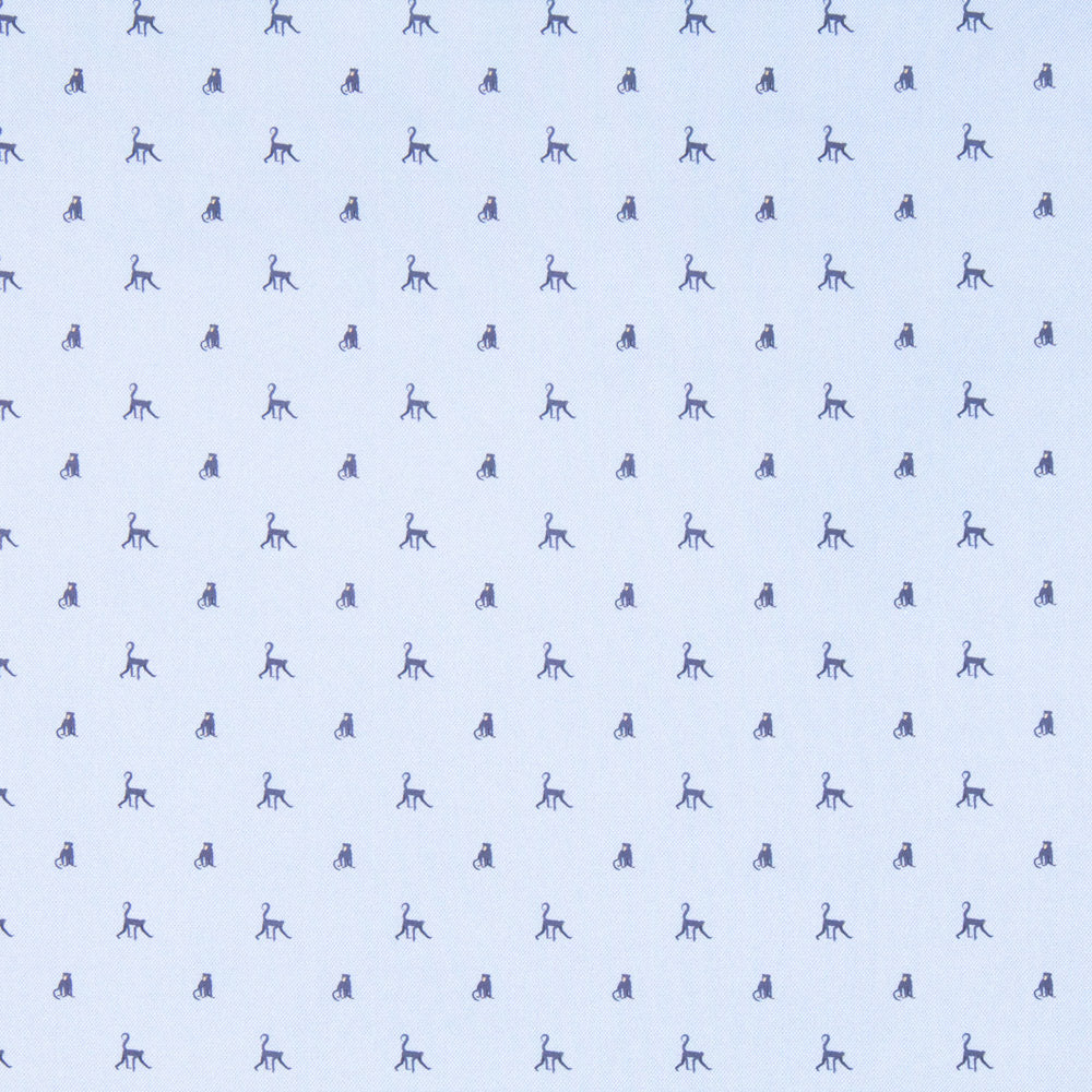 Algodão Estampado Oxford Macaco - Ribes y Casals