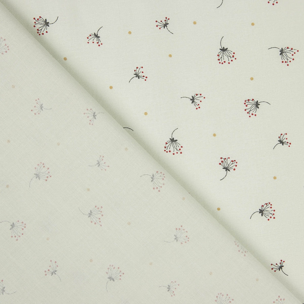 Voile Algodão Estampado Verde Suave - Ribes y Casals