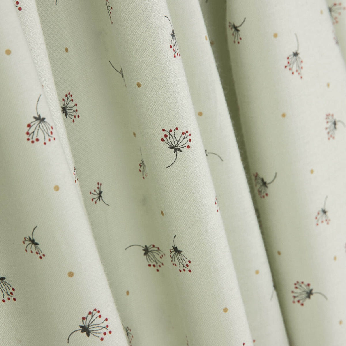 Voile Algodão Estampado Verde Suave - Ribes y Casals
