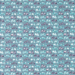 Algodão Estampado Vespa Listado Verde - Ribes y Casals